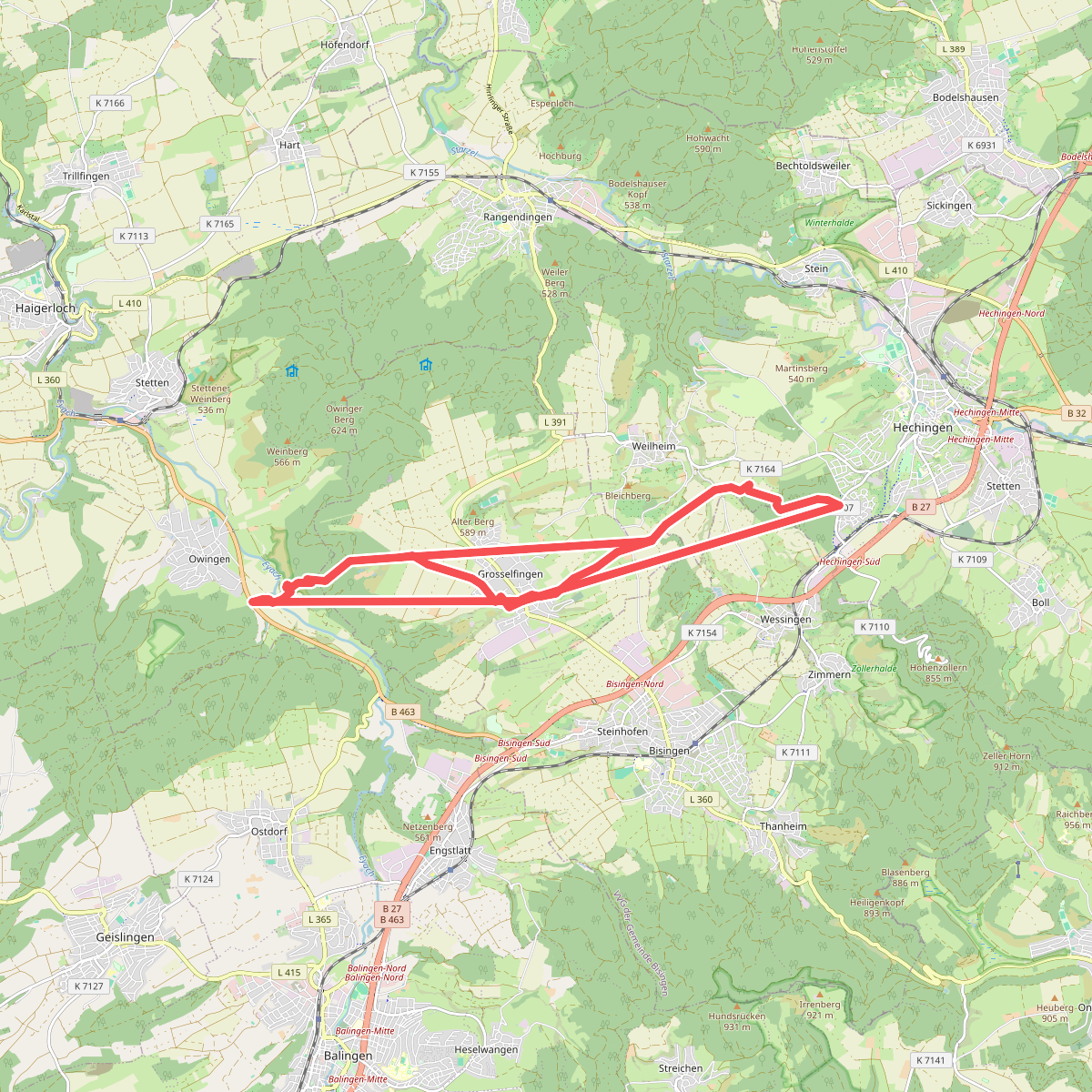blaues Plus Owingen - Grosselfingen - HW3