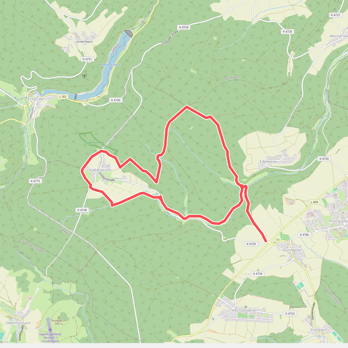 Tour 3 Nordic Walking Weiler Wald