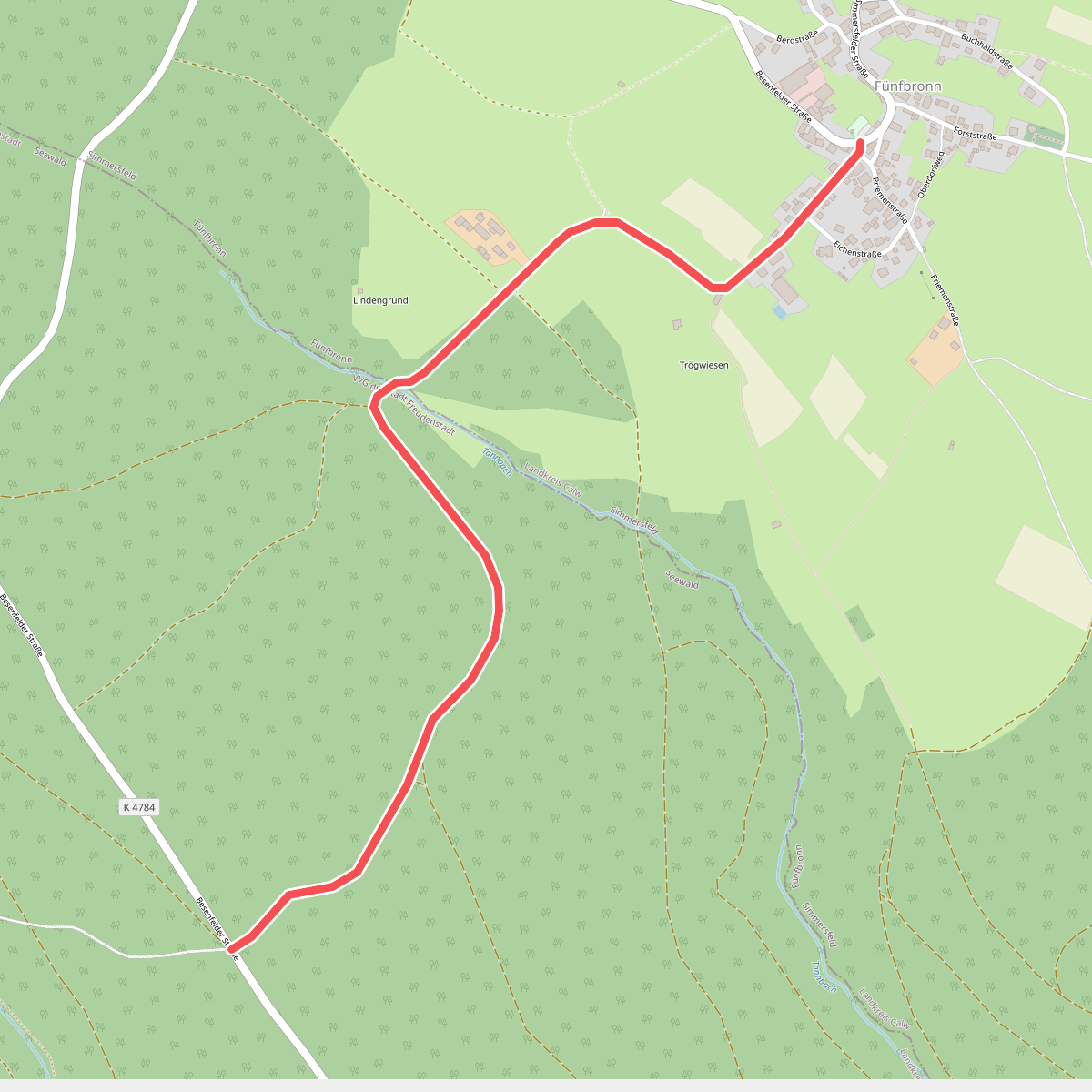 Gerlacher Weg - Fünfbronn