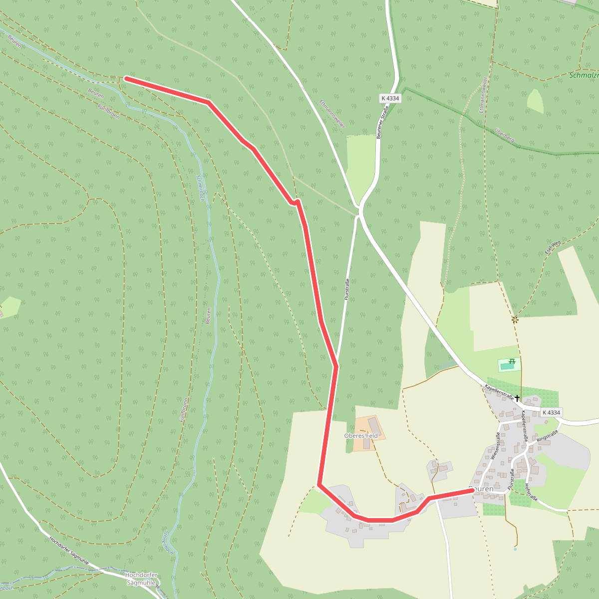 Beuren - Kaisersägmühle