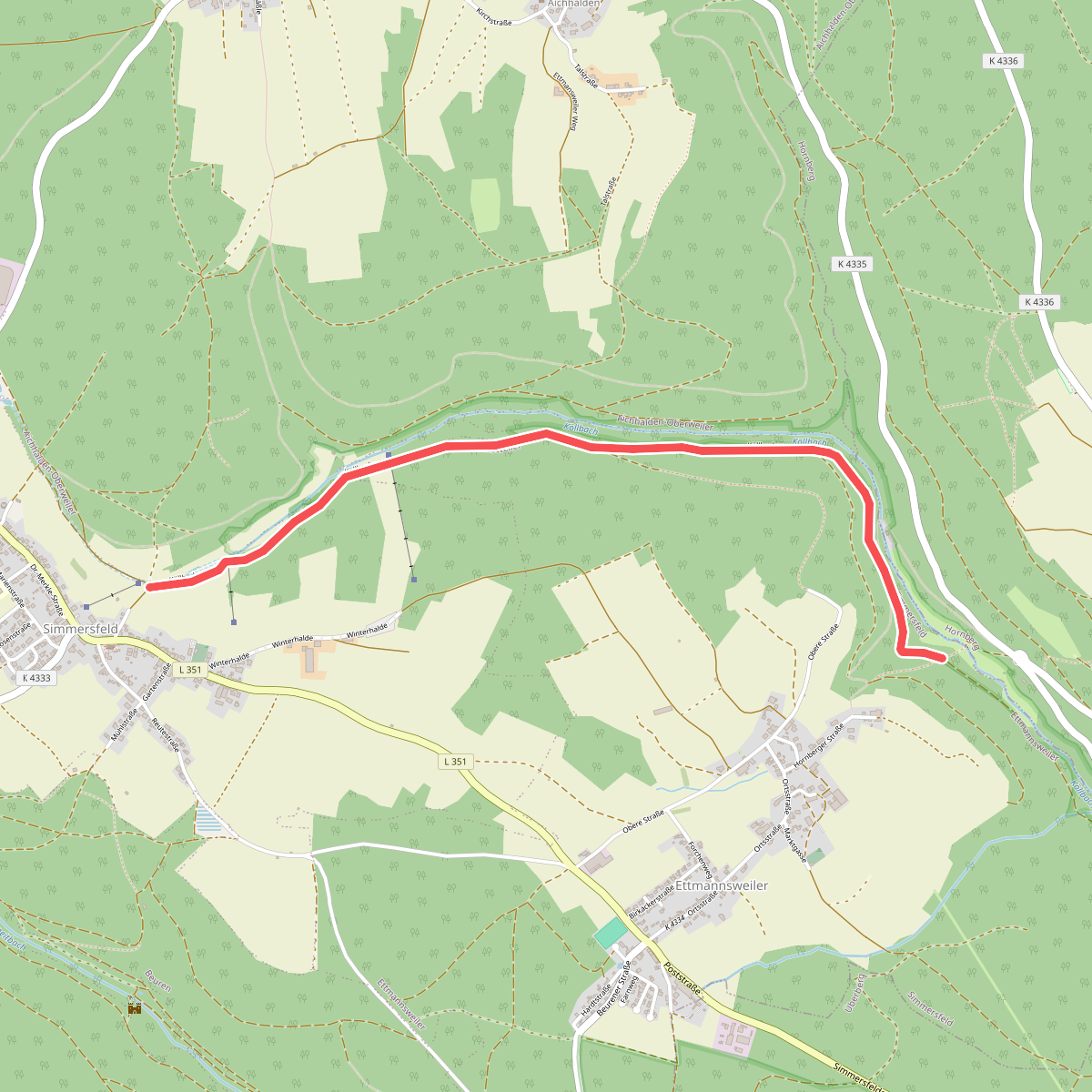 Oberer Skilift - Köllbachsteg