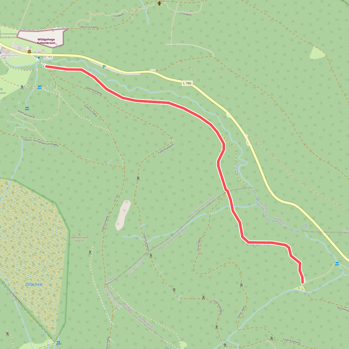 Kaltenbronn - Kegelbachtal