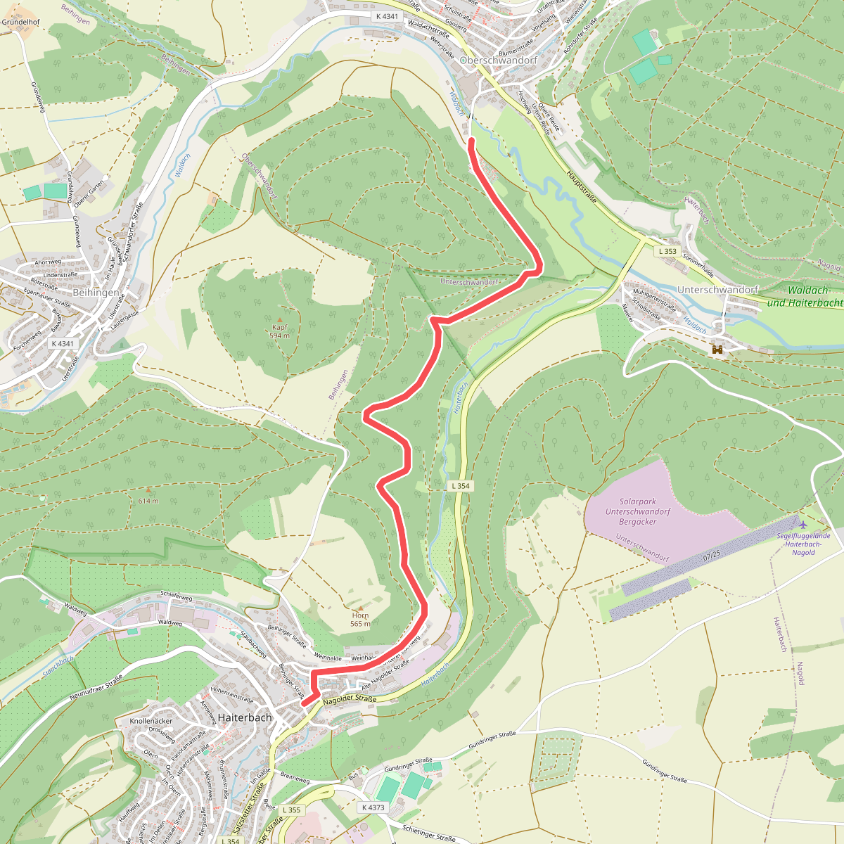 Haiterbach Zehntscheuer - Oberschwandorf Kräutergärten