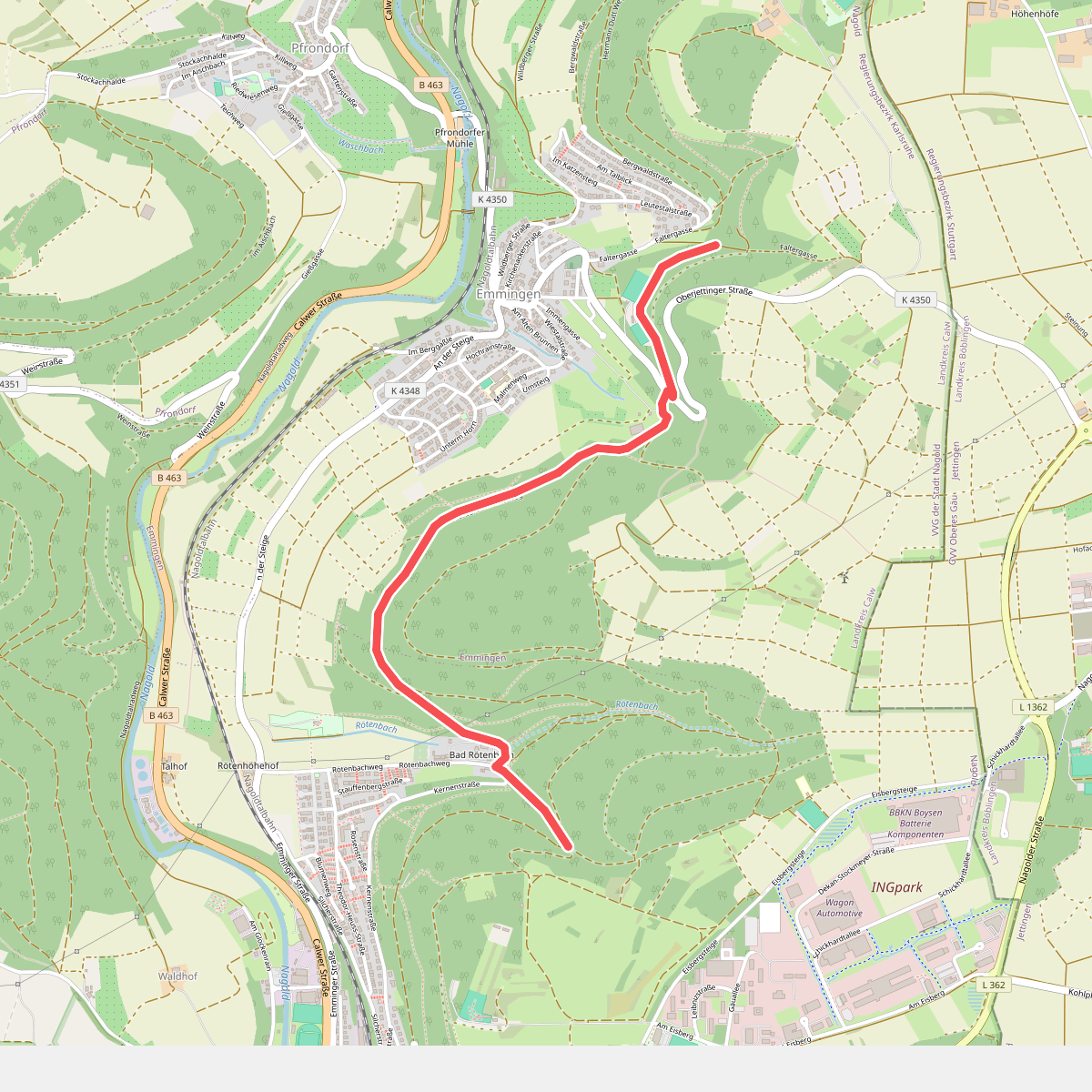 Birkensteig - Sulzer Eschle