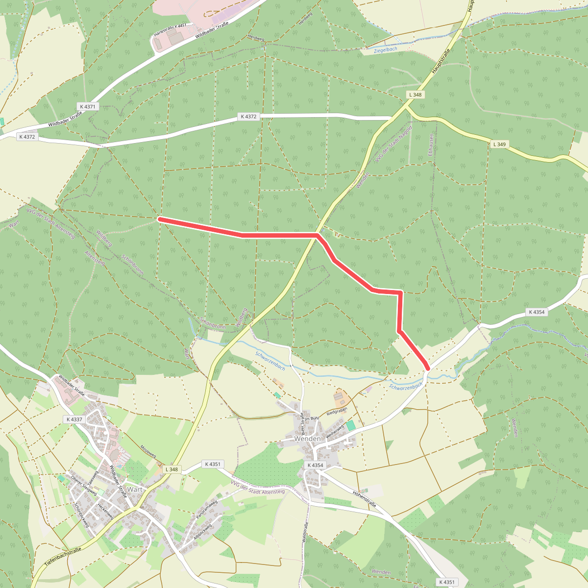 Schwarzenbach - Buhlerwaldstern