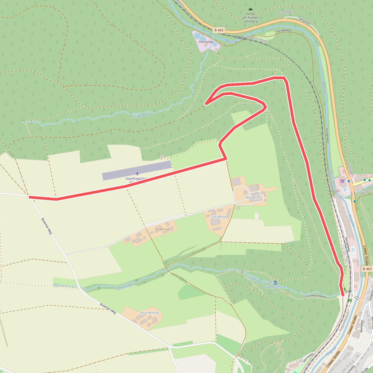 Bulacher Weg - Lützengraben