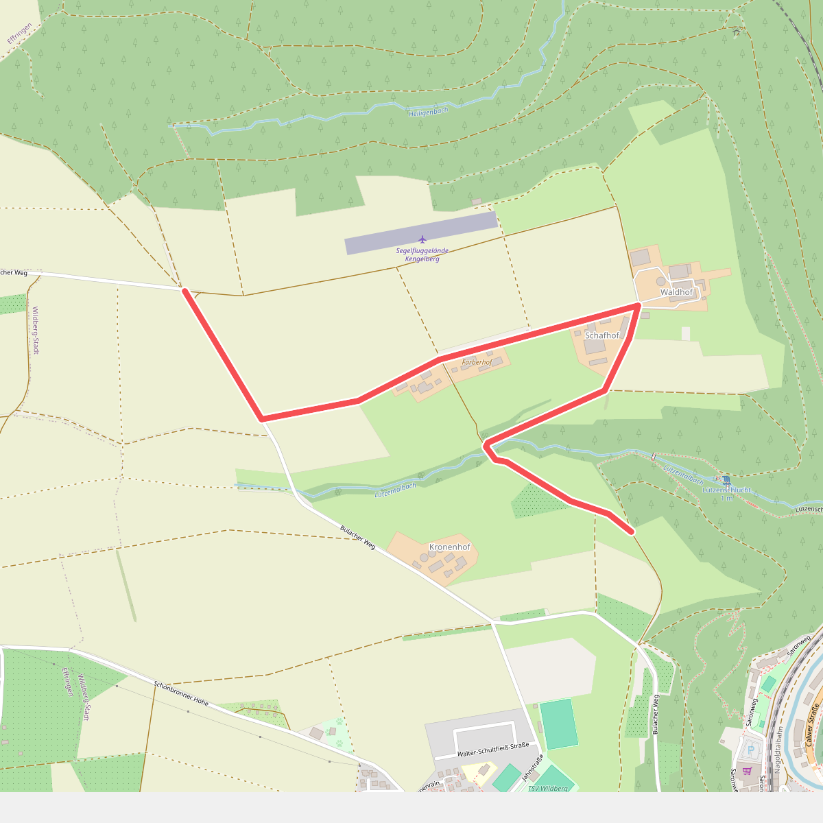 Oberes Lützental - Bulacher Weg