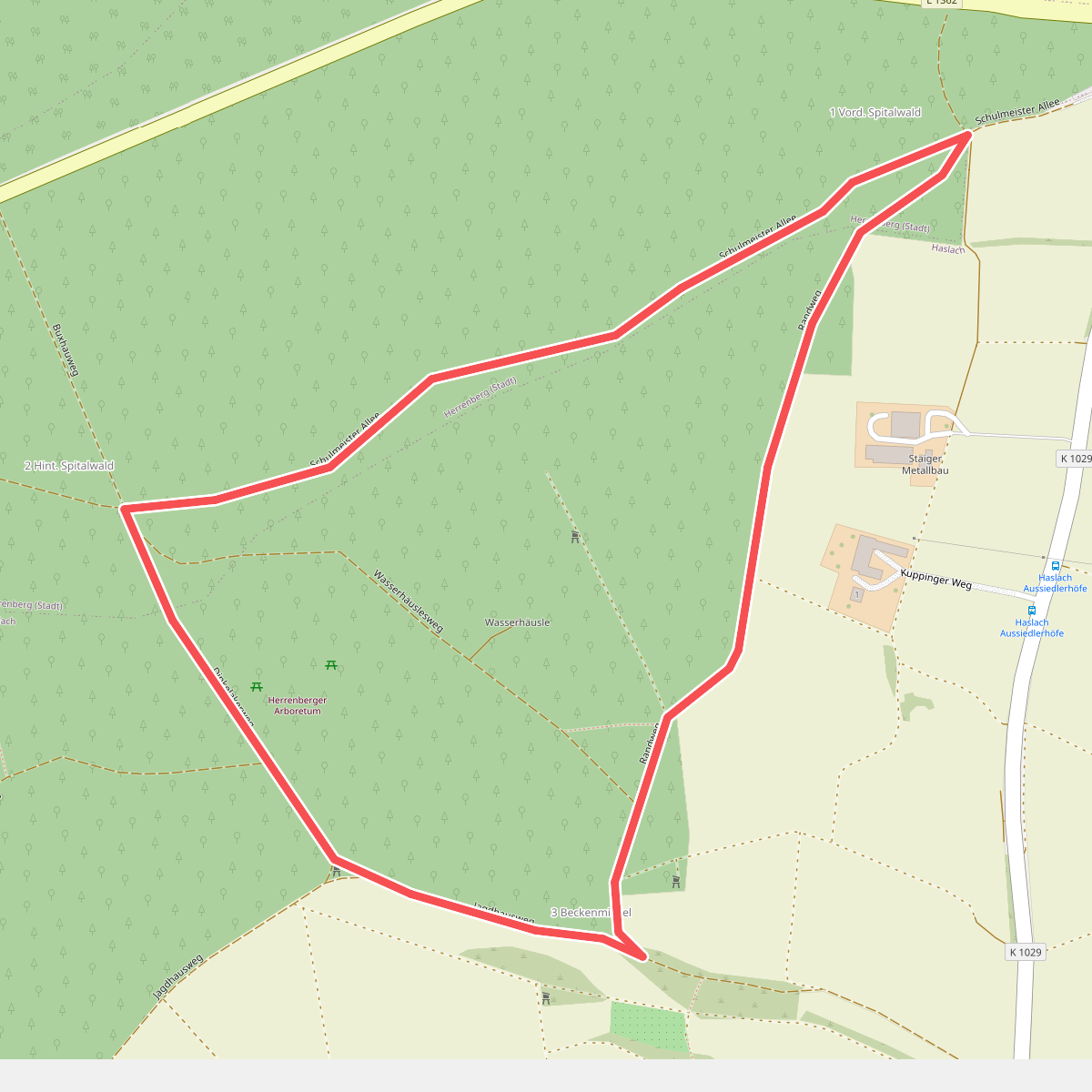 Aboretum-Route
