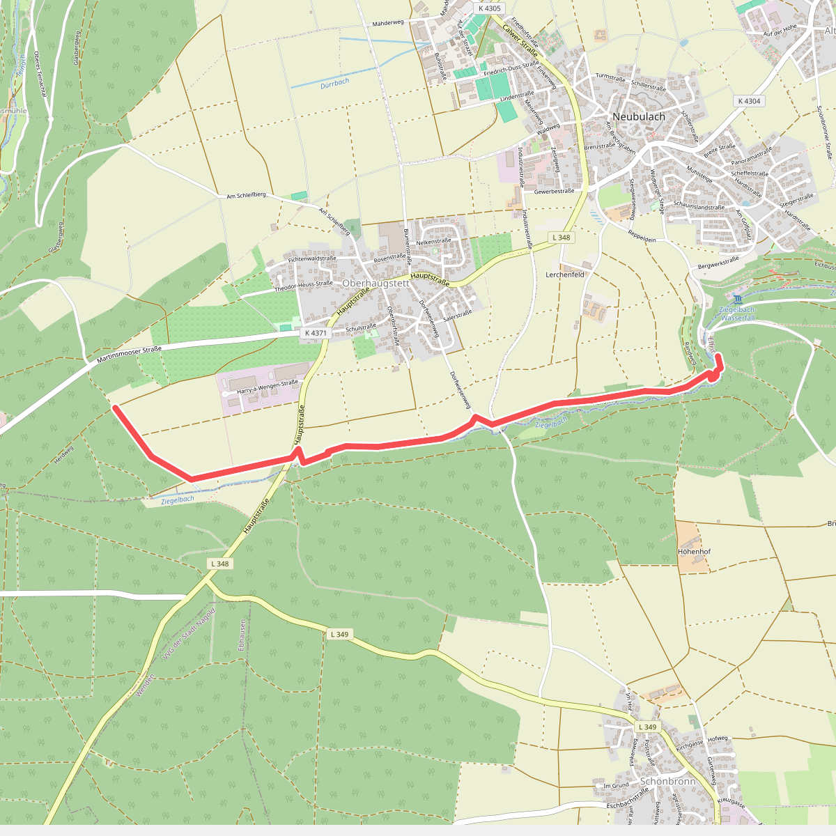 Herdweg - Lochsägmühle