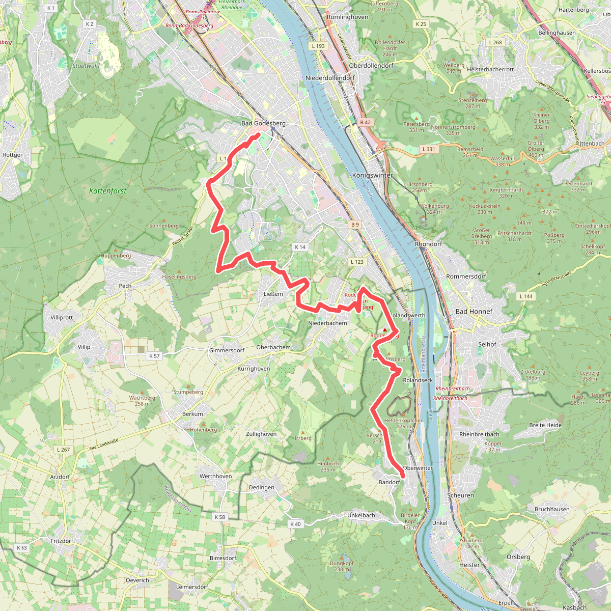 Bad Godesberg - Oberwinter