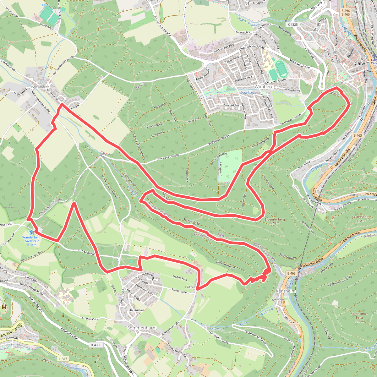 Genießerpfad - Wasser-, Wald- und Wiesenpfad