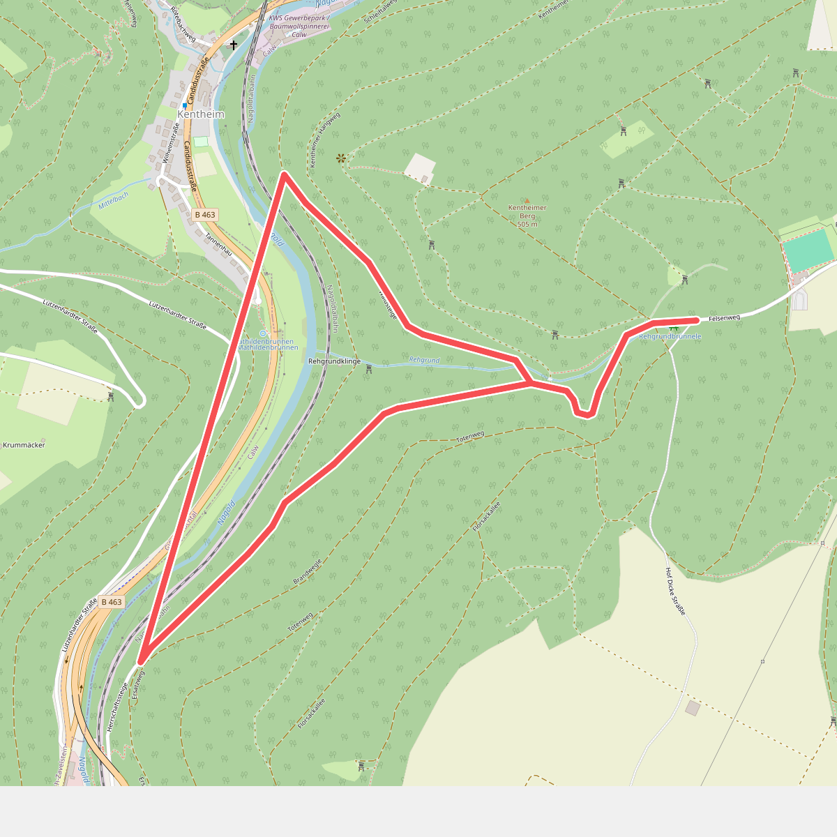 Rehgrundbrünnele - Kentheimer Berg