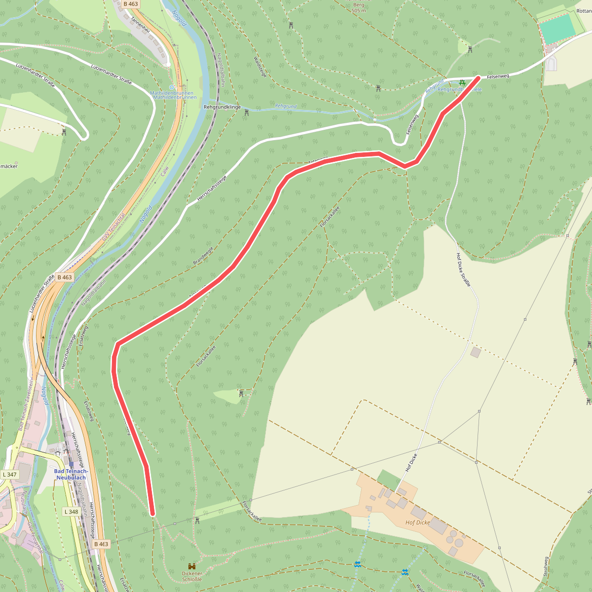Totenweg - Rehgrundbrünnele