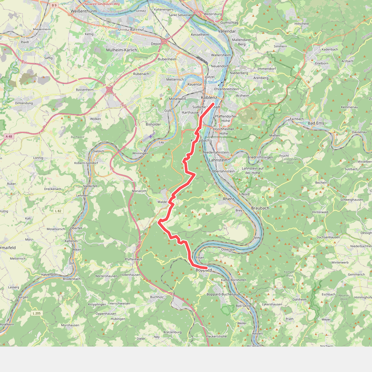 Koblenz - Boppard