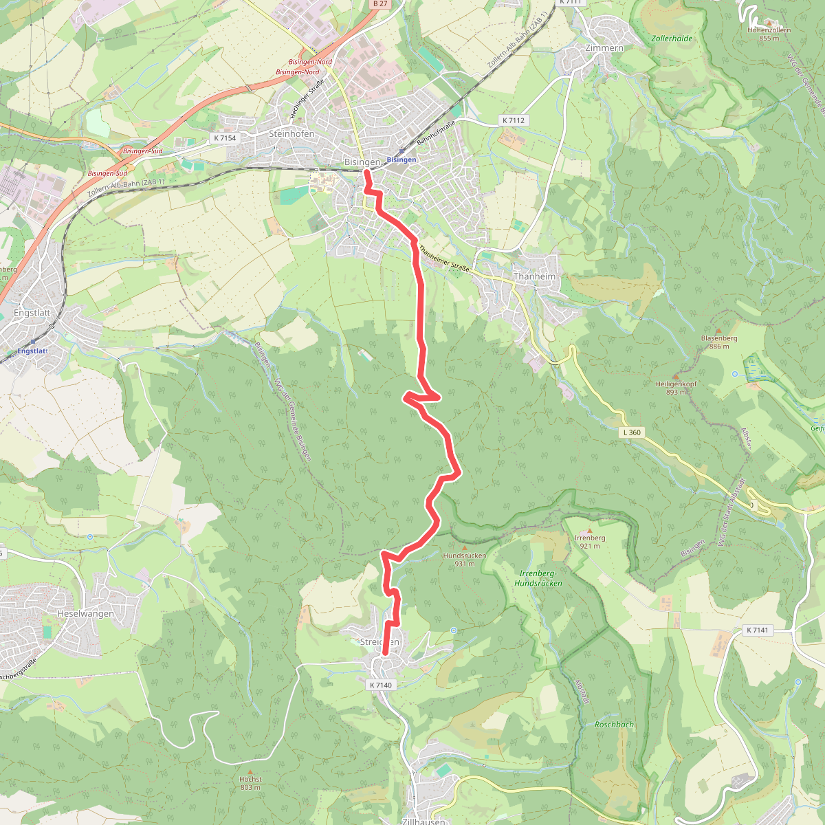 Bisingen - Streichen
