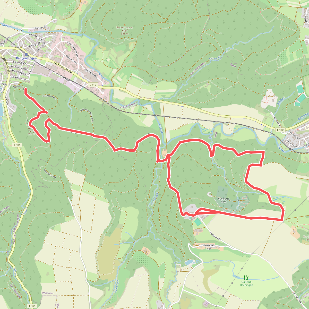Rangendingen Umgebung