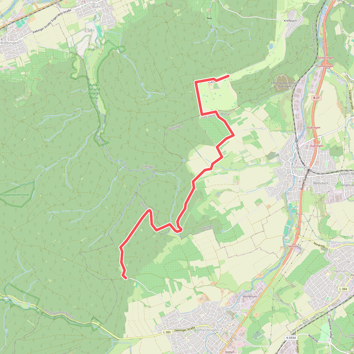 blaues Minus Eckhof - Ofterdingen