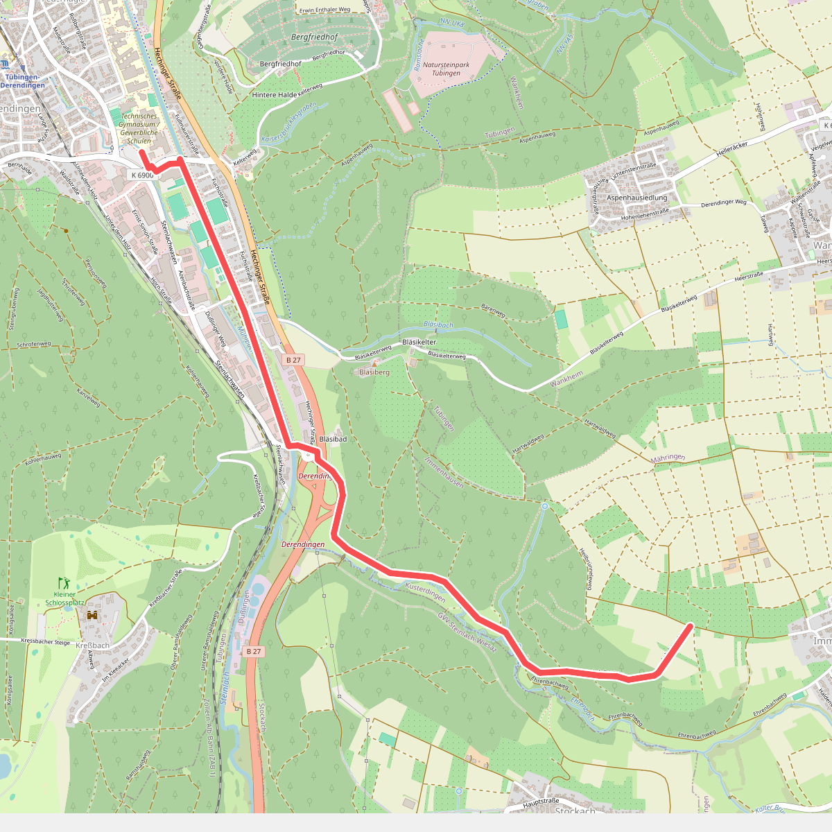 roter Punkt Kreissporthale Tübingen - Stockach HW5