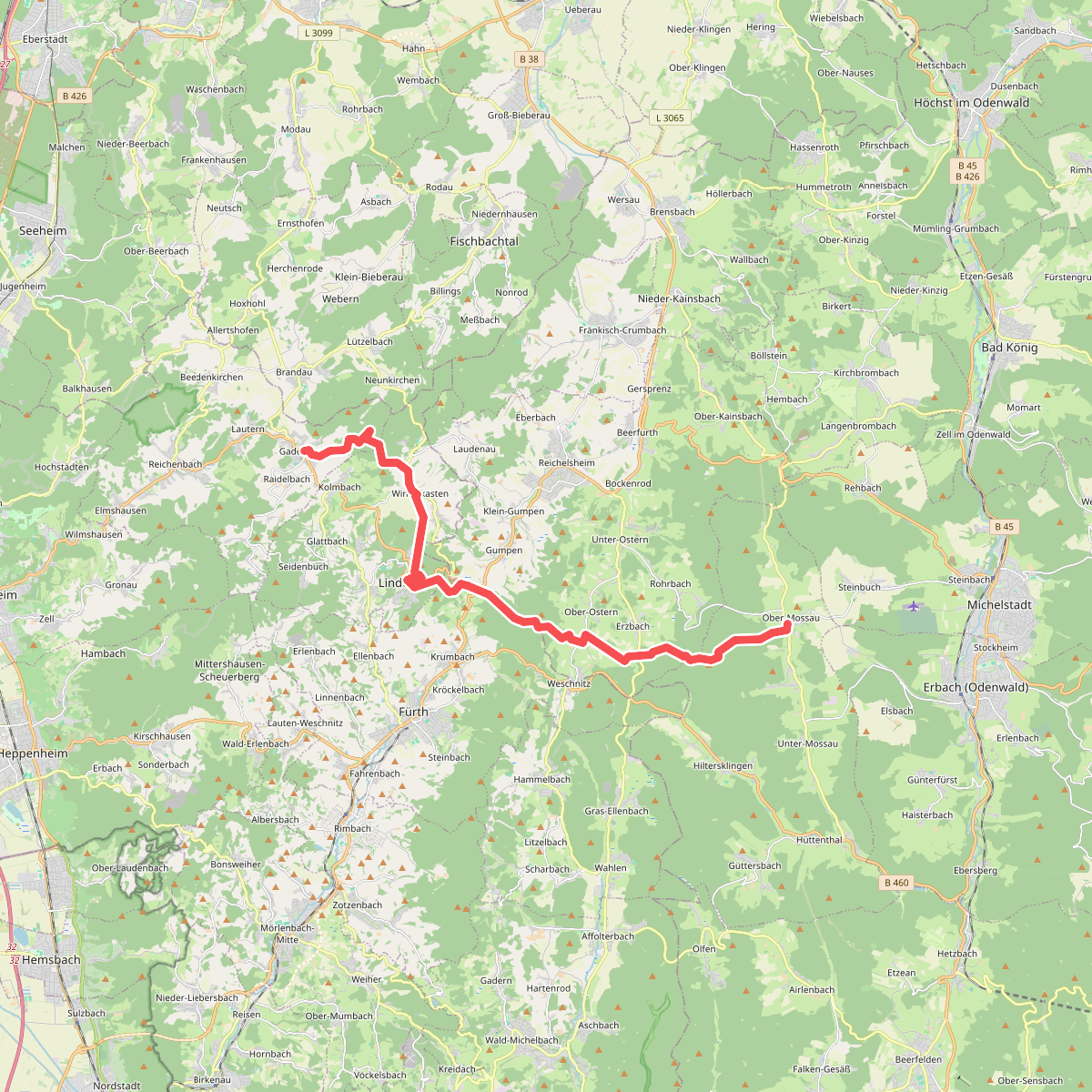 Gadernheim - Ober-Mossau