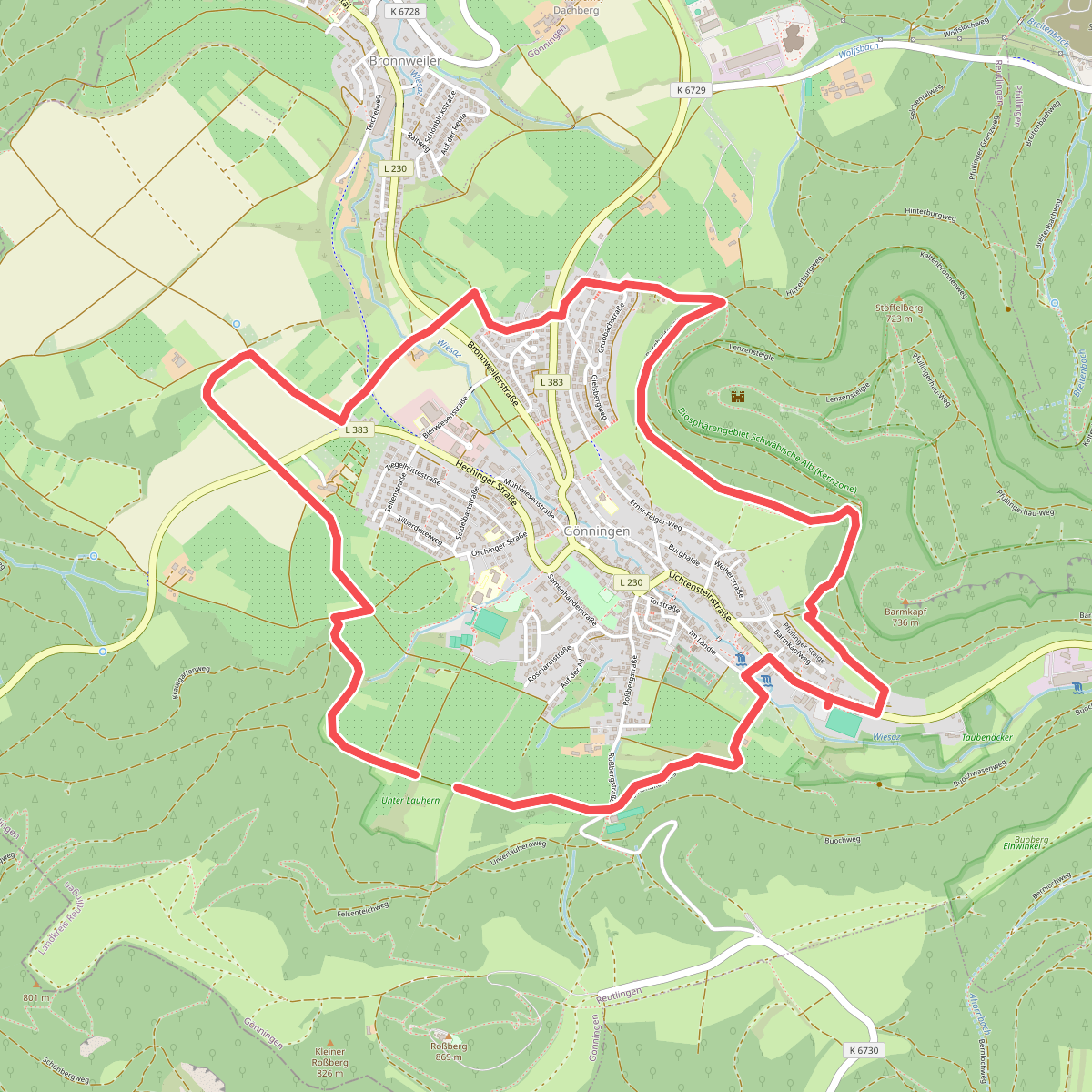 Bänklesweg Gönningen