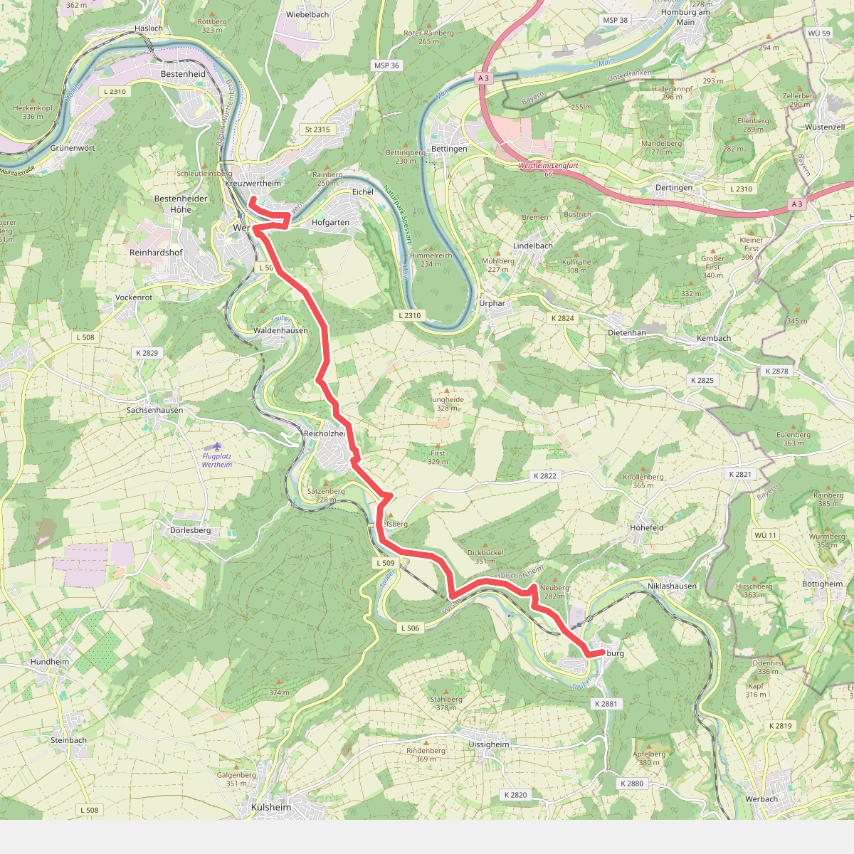 Kreuzwertheim - Gamburg