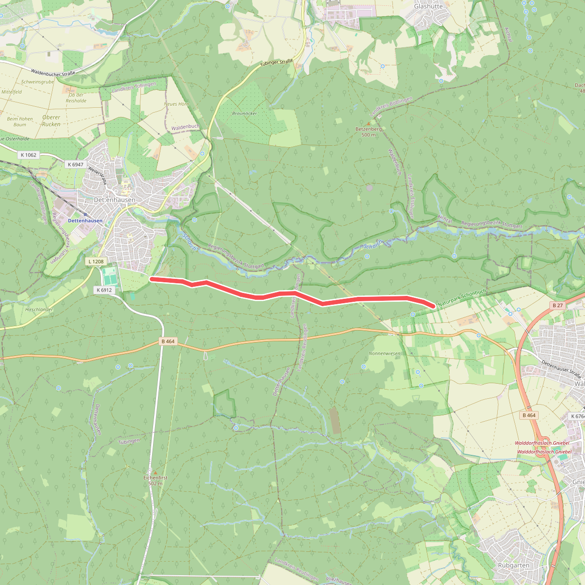 blaues Kreuz Dettenhausen - Walddorf