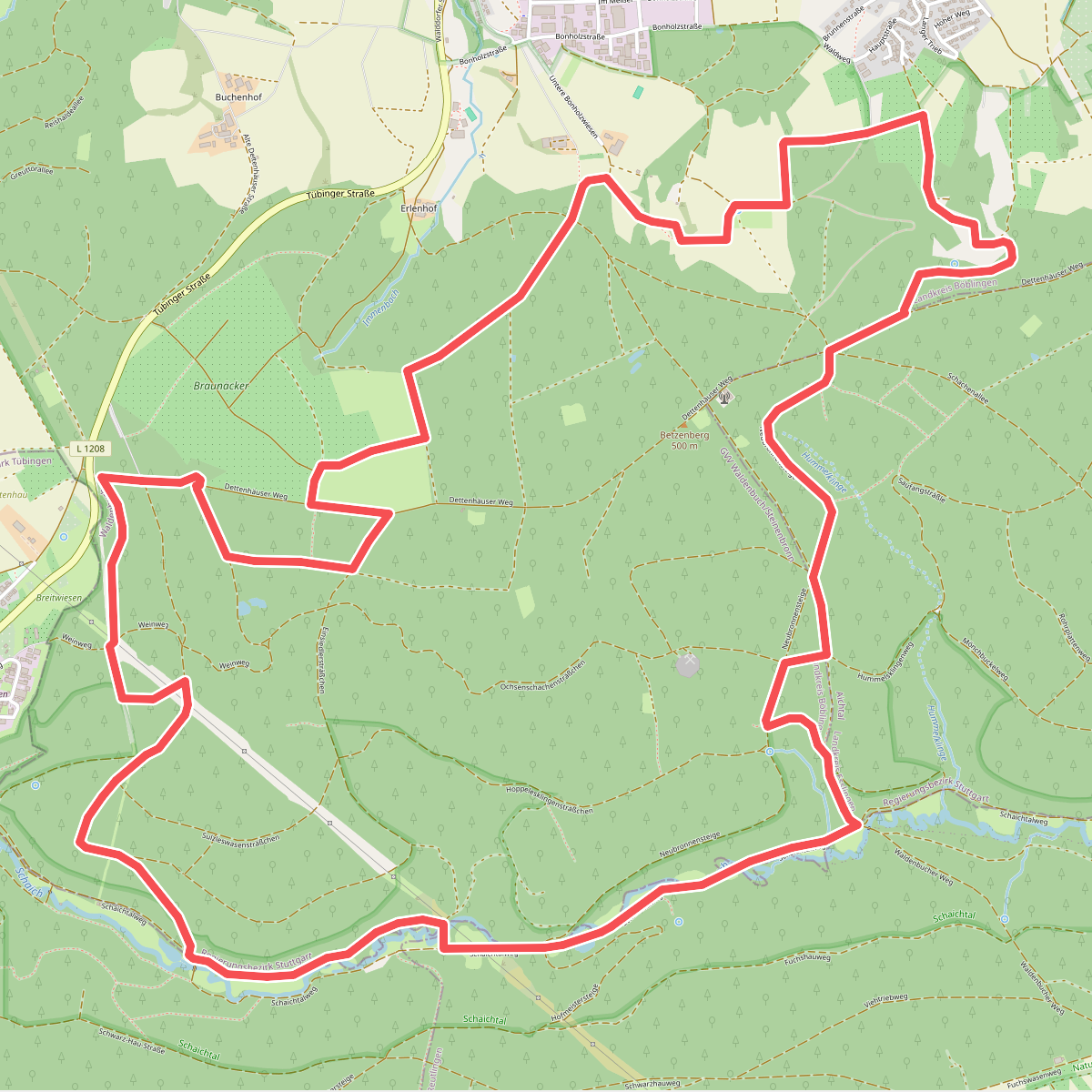 Herzog-Jäger-Pfad Premiumwanderweg Waldenbuch