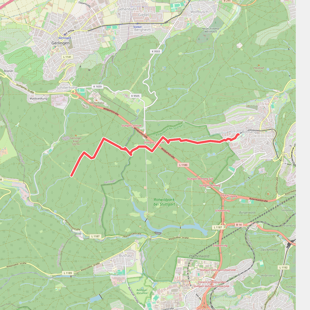 rotes Hufeisen Dreispitz