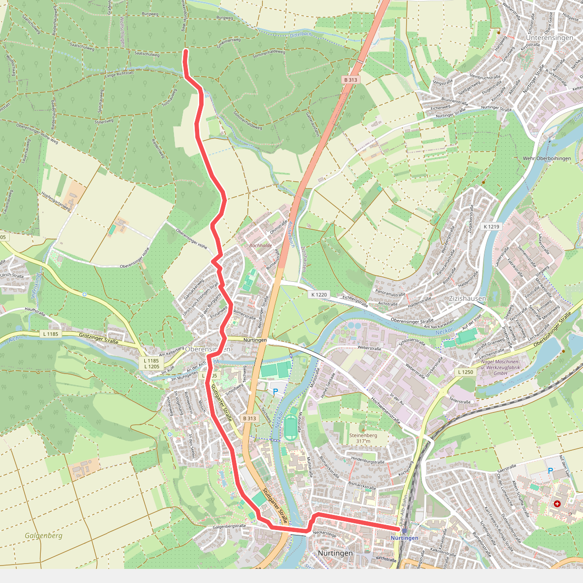 Denkendorfer-Weg(HW3) - Nürtingen
