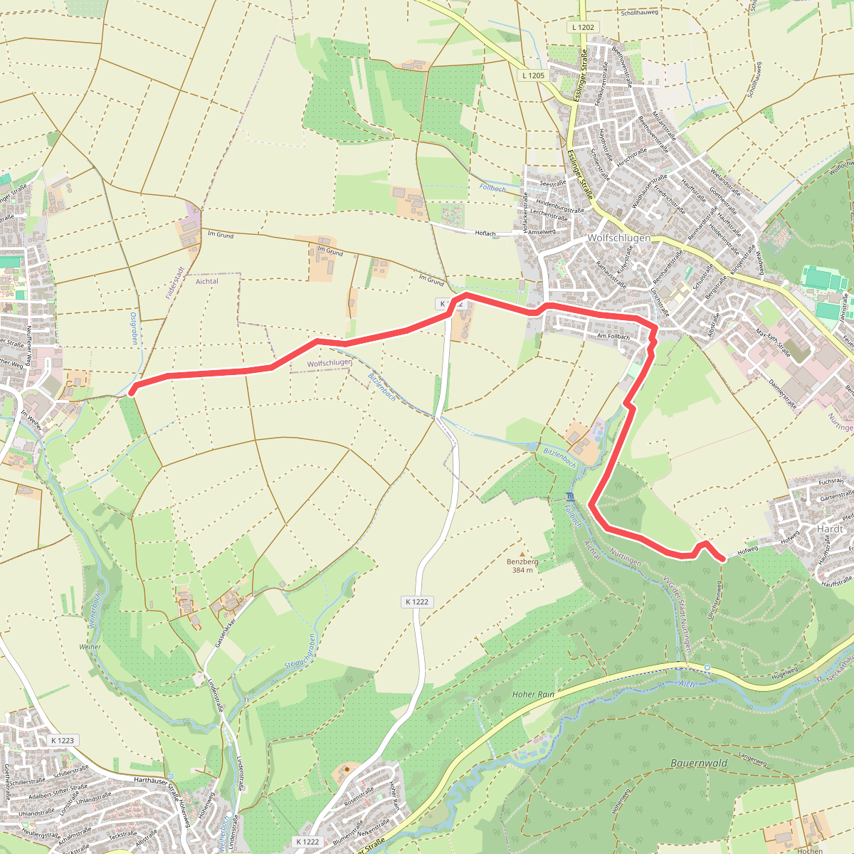 Hardt - Wolfschlugen - Harthausen