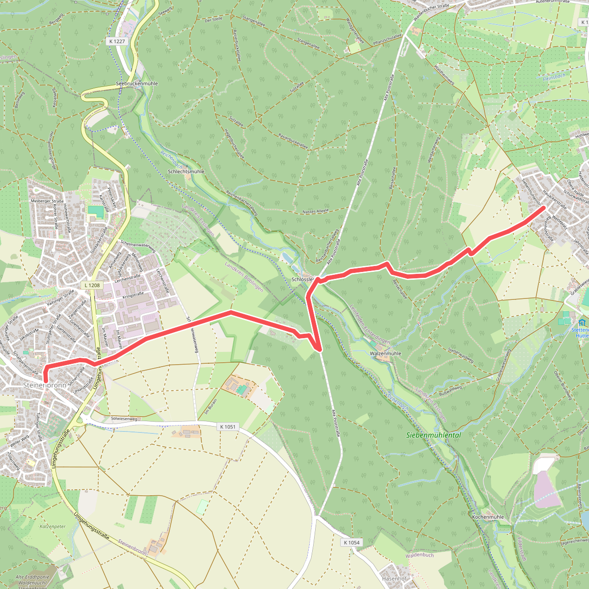blaues Plus Stetten - Steinenbronn