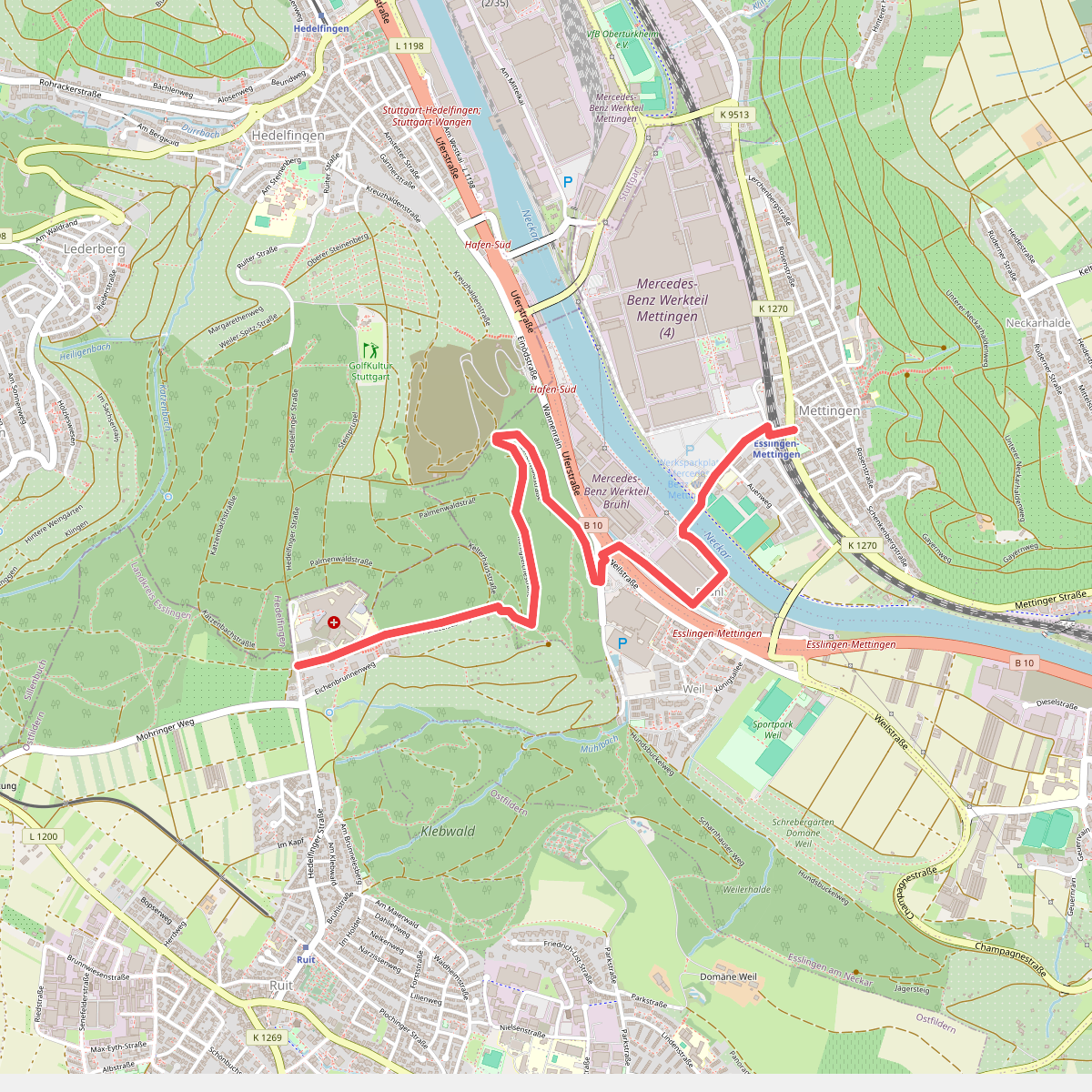 Krankenhaus - Weil - Mettingen