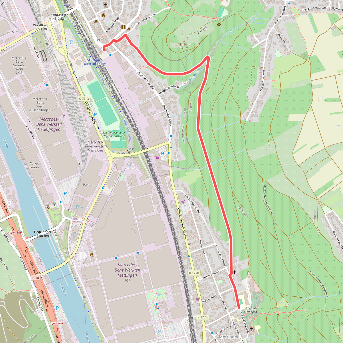 Obertürkheim - Mettingen