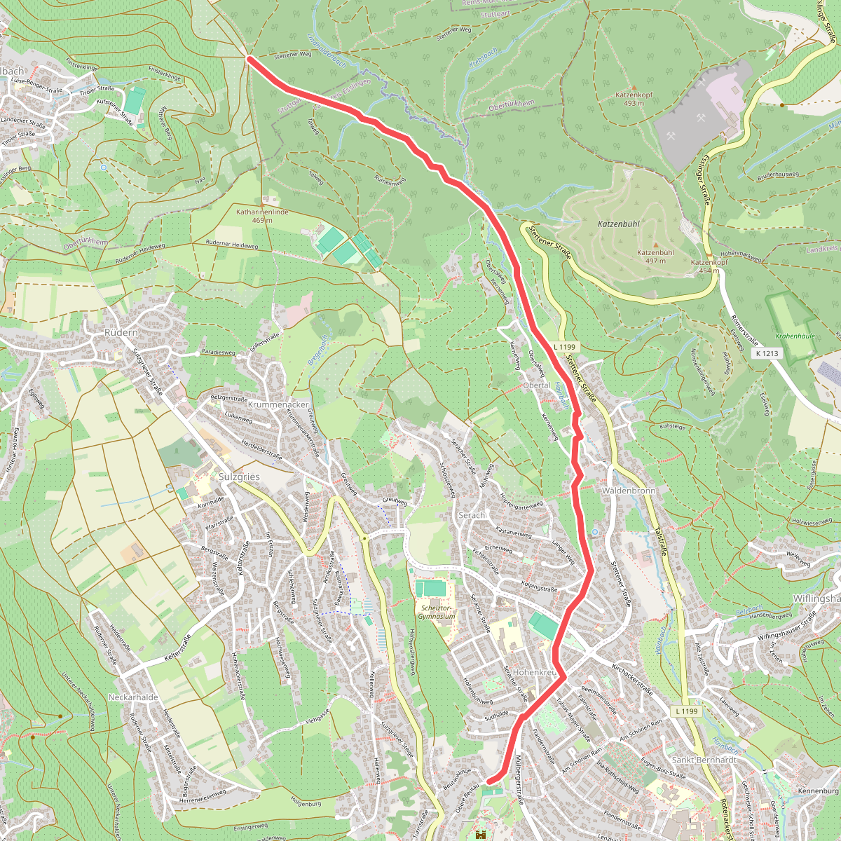 Tor / Sieben Linden - Esslingen