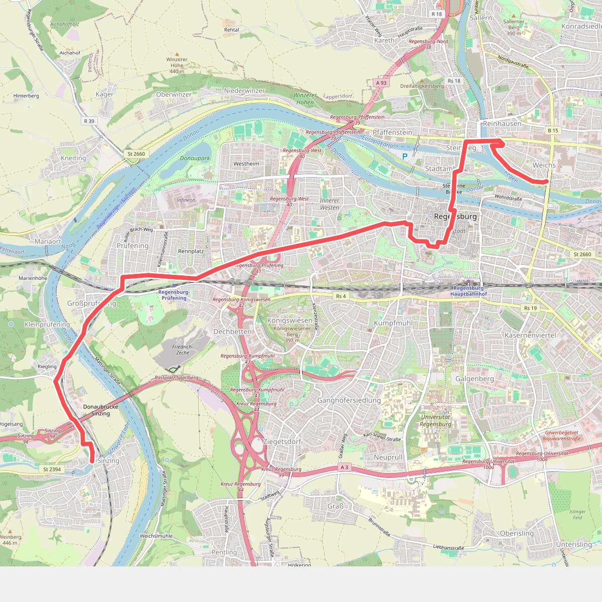 Sinzing - Regensburg
