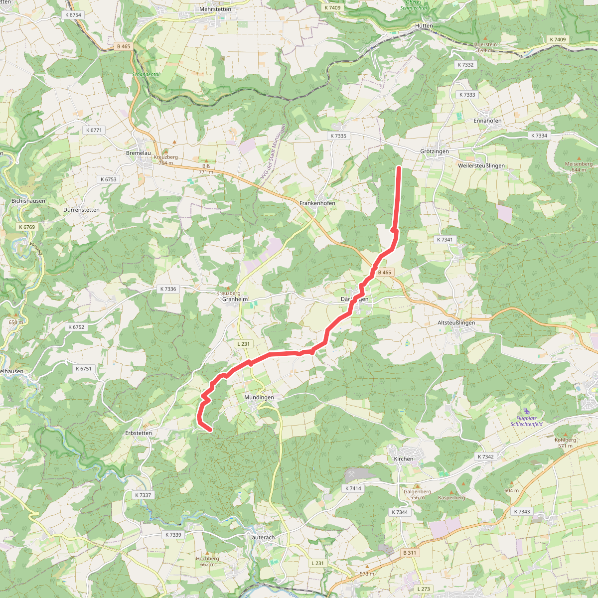 Grötzingen - Mundingen