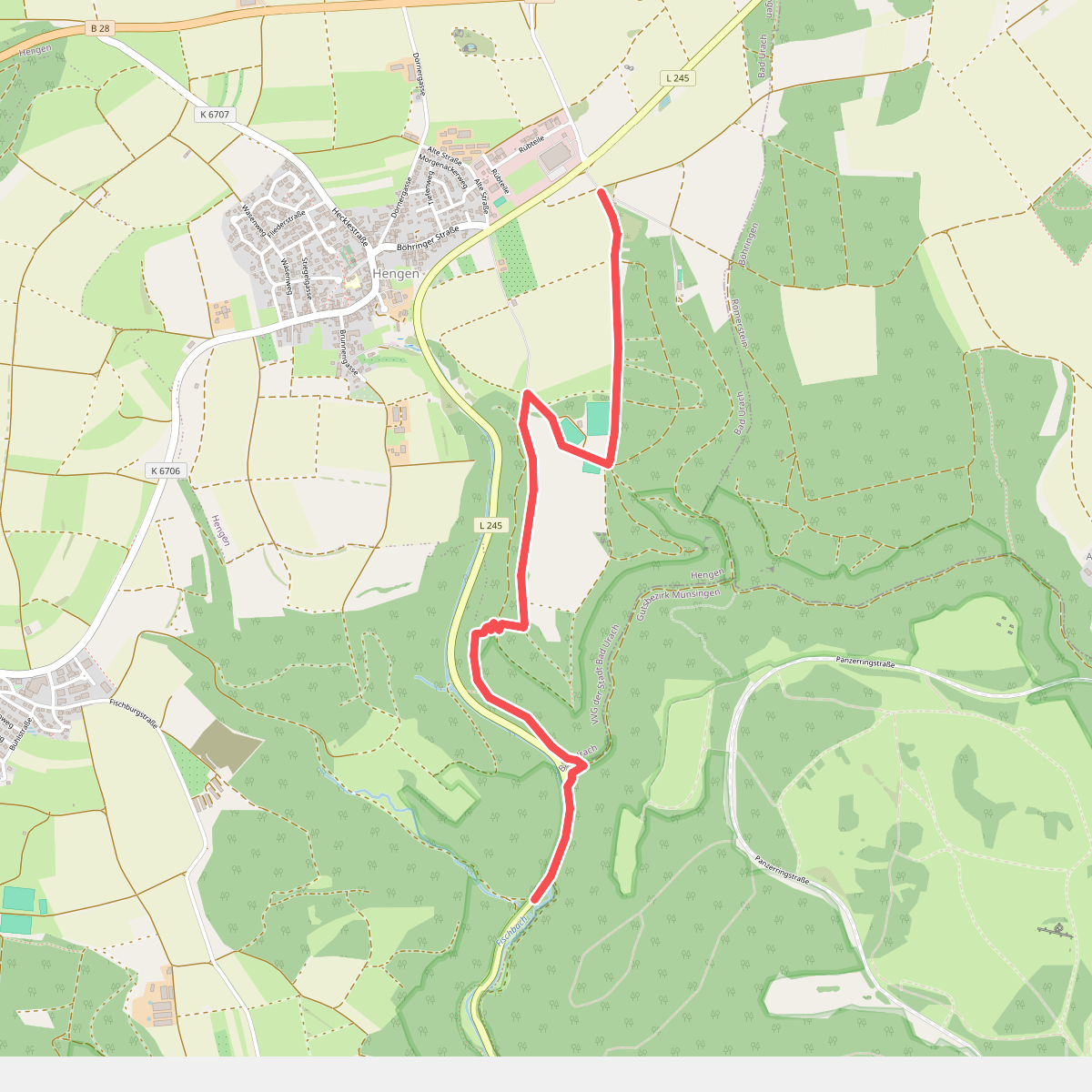 Fischburgtal - Hengen
