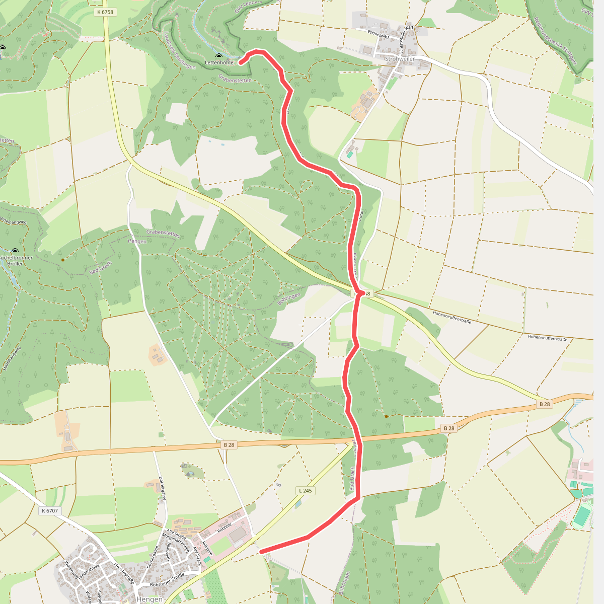 Große Schrecke - Hengen