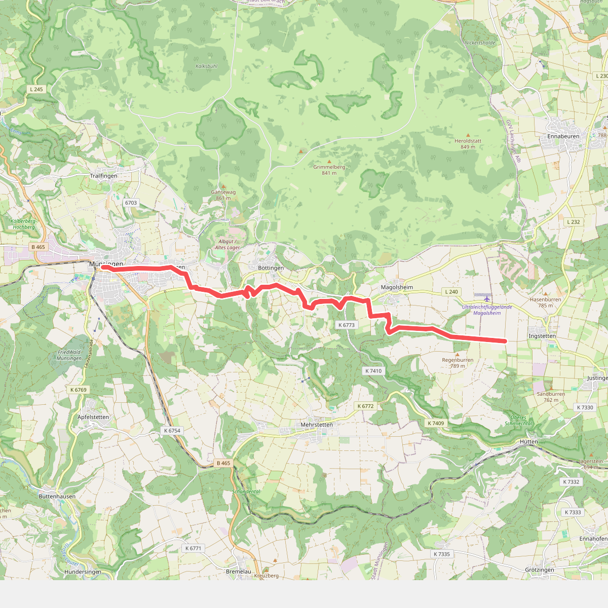 Auingen - Ingstetten - Münsingen