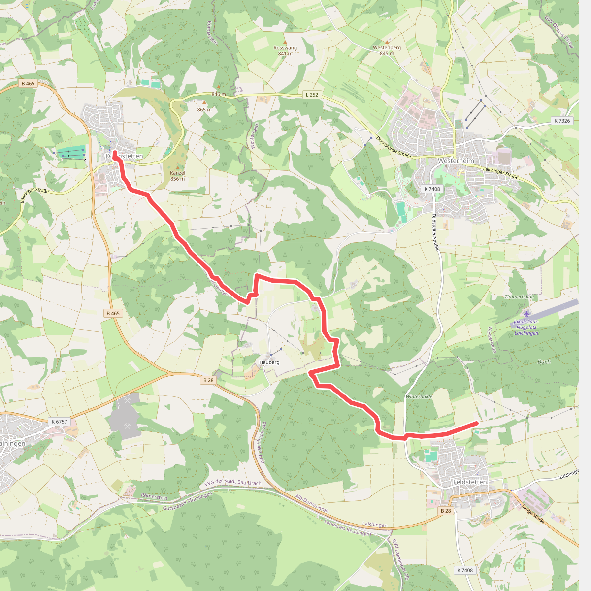 Donnstetten - Feldstetten