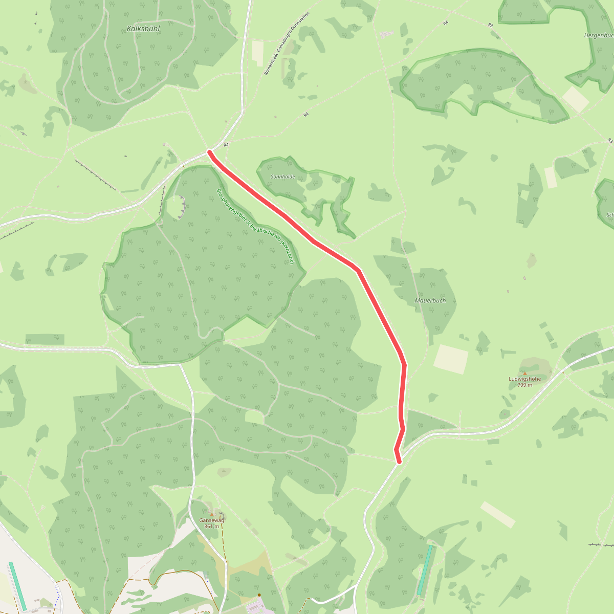 Truppenübungsplatz Wanderweg Nr. 7: Oberes Böttental