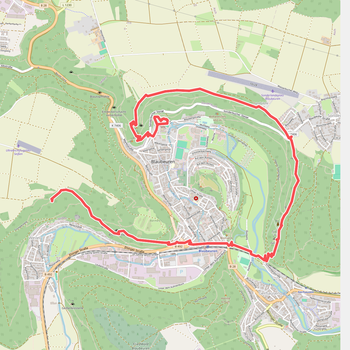 Blaubeurer Felsenstieg