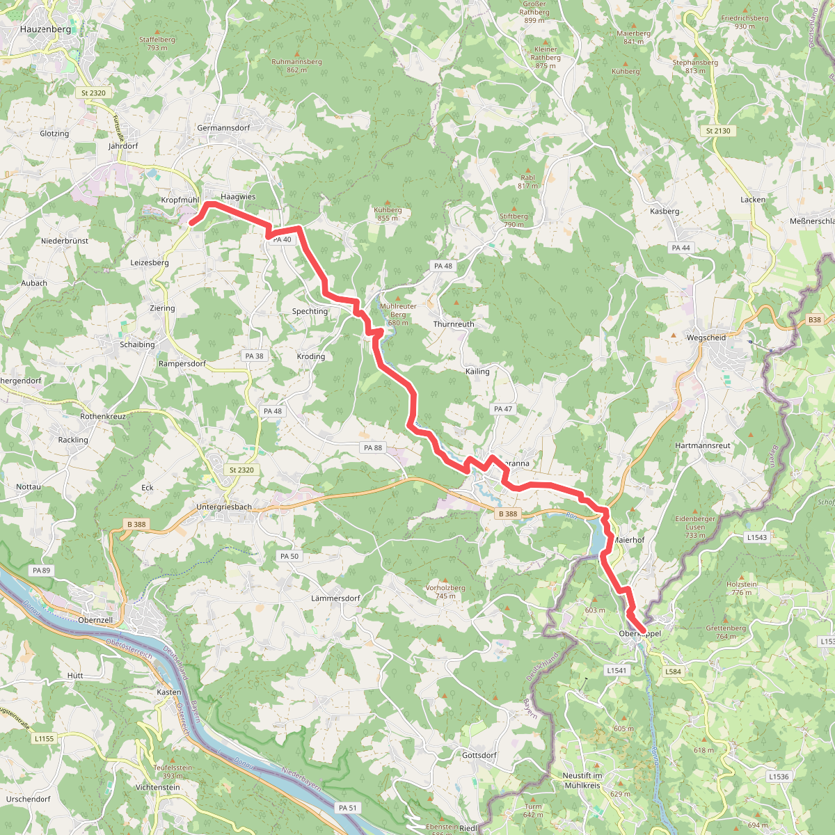 Kropfmuhl - Oberkappel