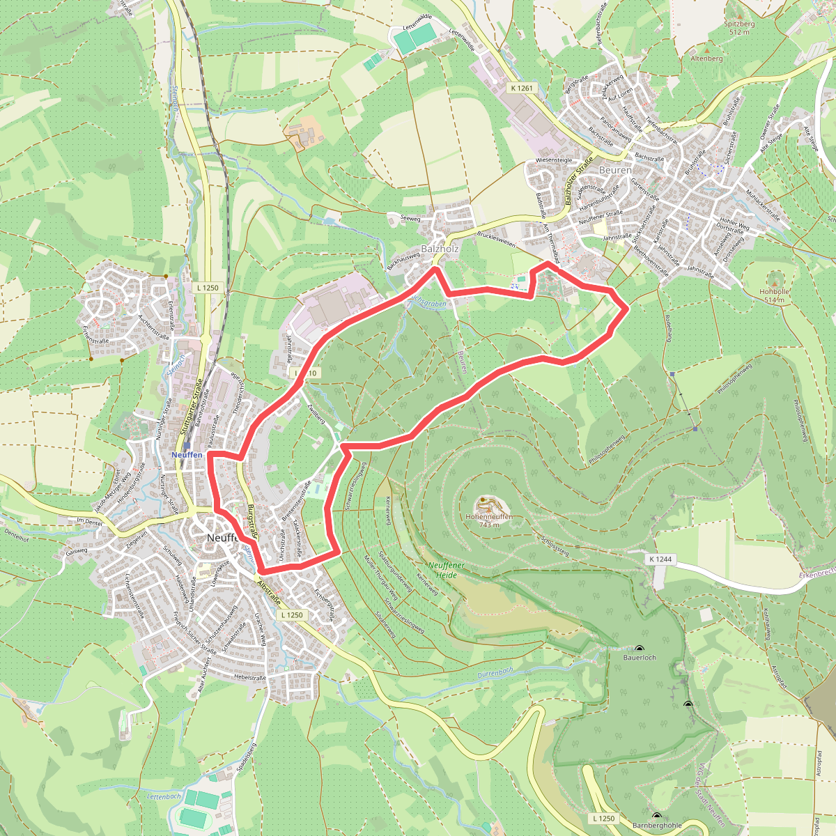 Beurener AlbtraufTour 8 Nach Neuffen