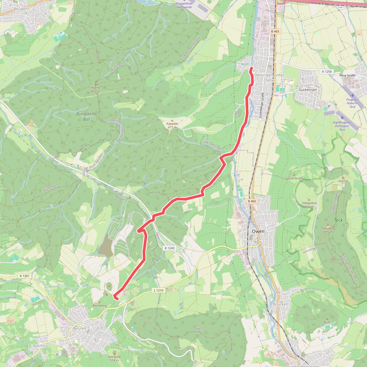 Dettingen u. T. ,Owen, Beuren