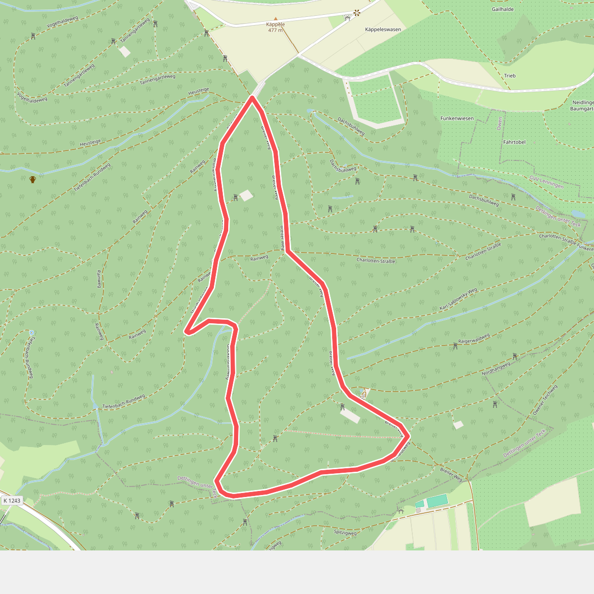 Waldlehrpfad Käppele
