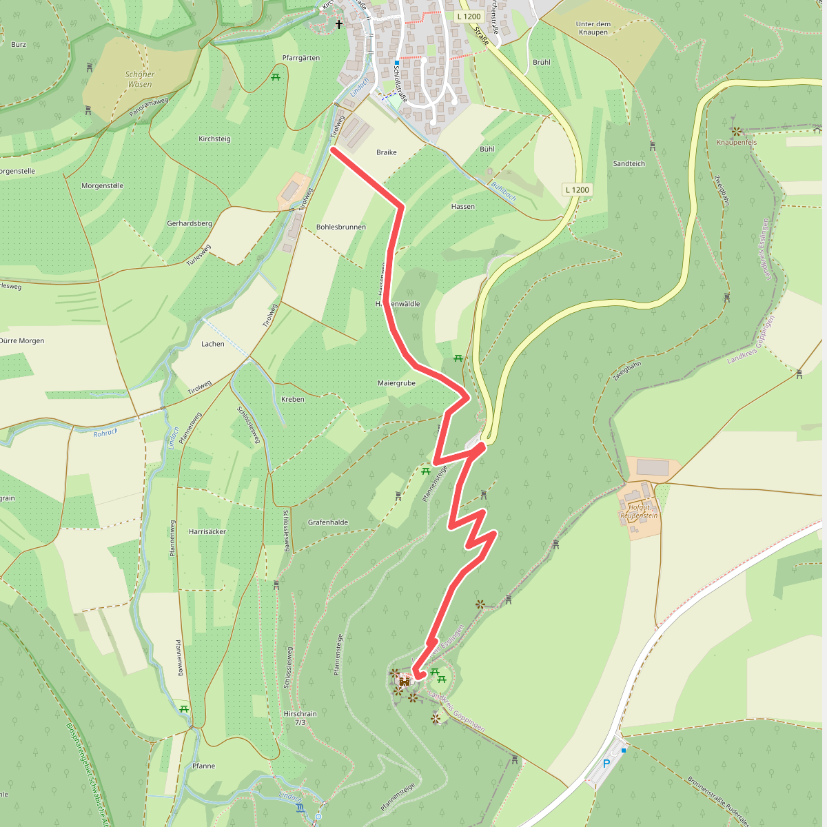 Neidlingen Lindachtal - Reußenstein