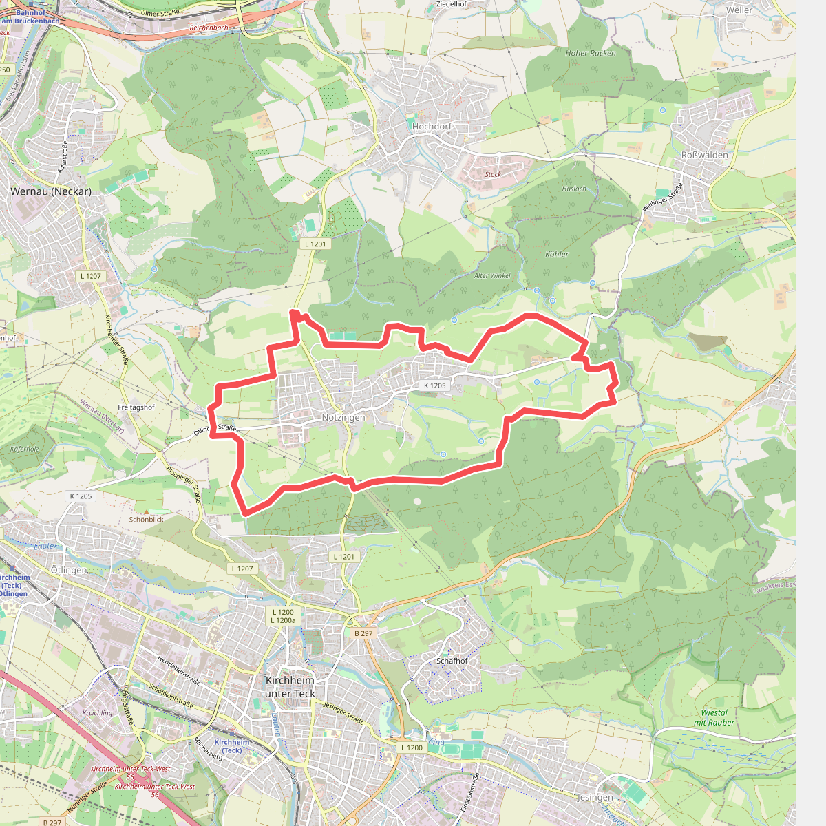 Jubiläumswegs ‚125 Jahre Schwäbischer Albverein Notzingen-Wellingen