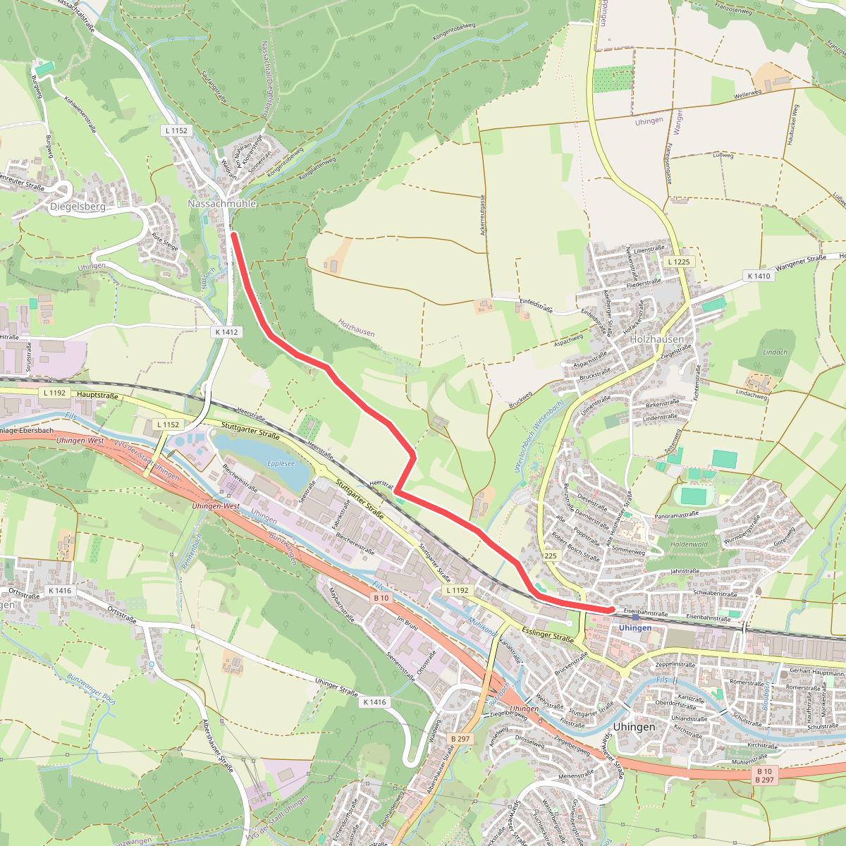 Nassachmühle - Uhingen