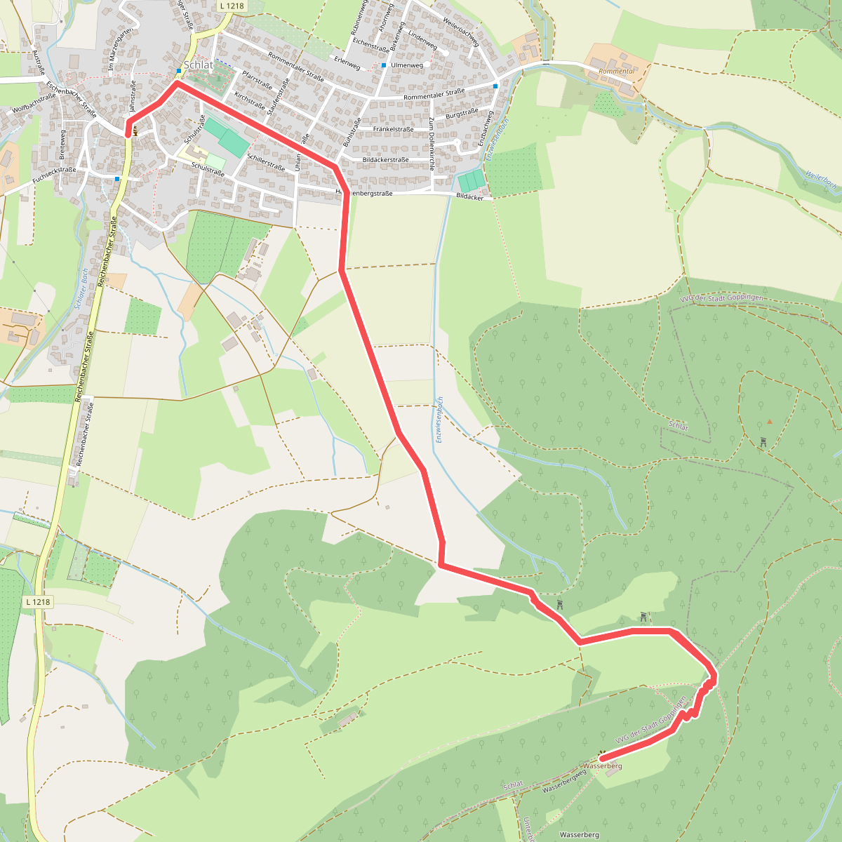 Schlat - Wasserberg